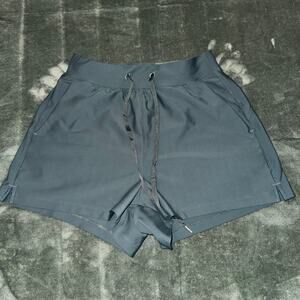 Old Navy Active PowerSoft High Rise Go-Dry Shorts Gray Women's Size XS Running